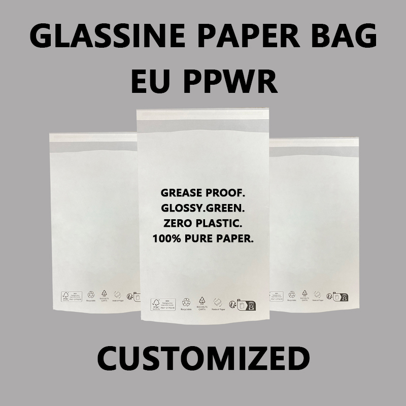 EU PPWR Glassine ຖົງບັນຈຸພັນ