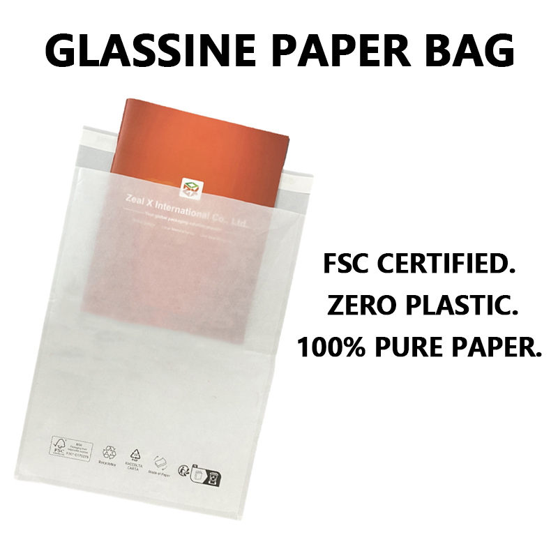 ຖົງເຈ້ຍ Glassine ທີ່ໄດ້ຮັບການຢັ້ງຢືນ FSC ສໍາລັບການຫຸ້ມຫໍ່ແບບຍືນຍົງ