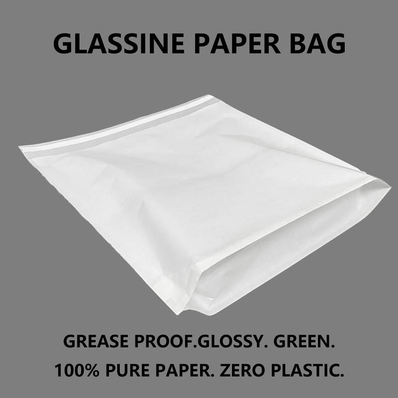ຖົງເຈ້ຍ Glassine ທີ່ມີ Gusset ດ້ານລຸ່ມ
